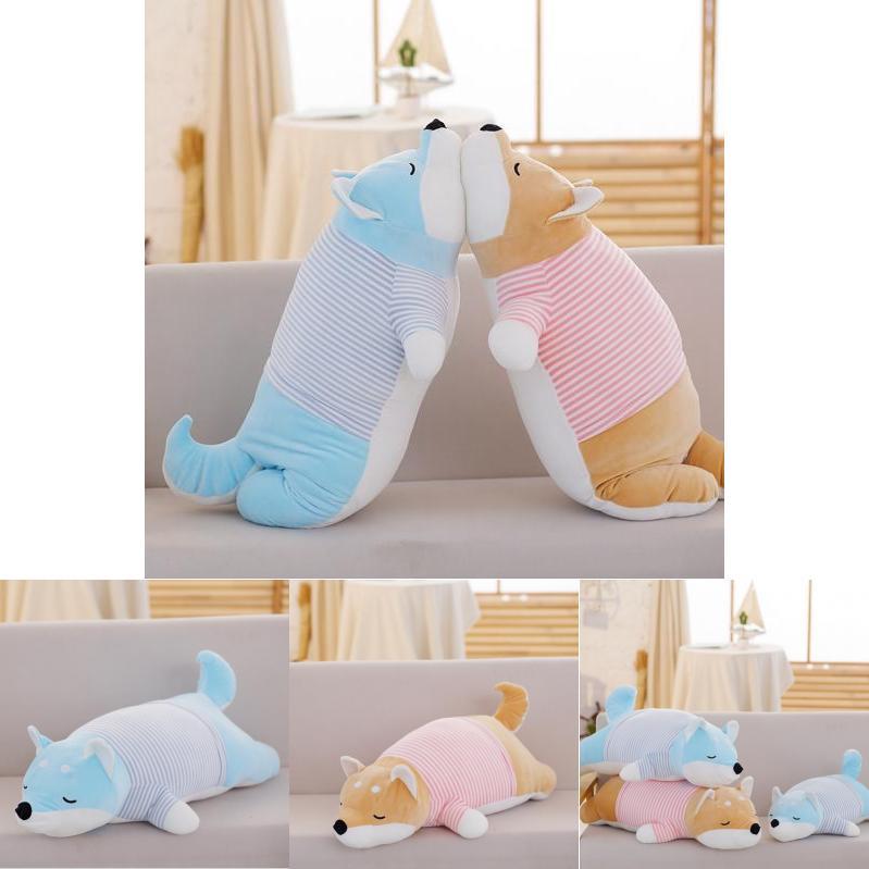 Shiba Inu Plush Pillow Toy With Soft Down Cotton Filling For Girls Gift Birthday Decoration