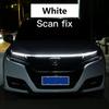 LED Daytime Running Light Scan Starting Car Hood Decorative Lights DRL Auto Engine Hood Guide Decorative Ambient Lamp 12V