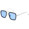 Classic Retro Square Metal Sunglasses for Men [SHEEN KELLY]