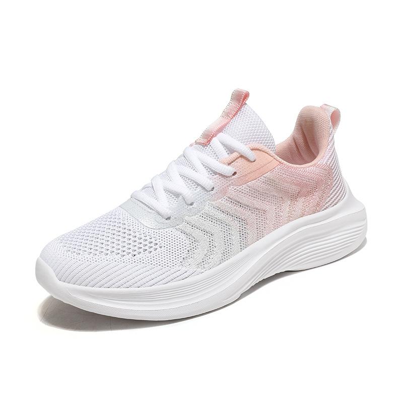 Summer New 2025 Men's Running Shoes Breathable Soft Sole Lightweight Shock-absorbing Sports Shoes Couple Shoes Spot