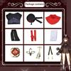 Genshin Hutao Impact Cosplay Costume Uniform Wig Cosplay  Hu Tao Halloween Hat