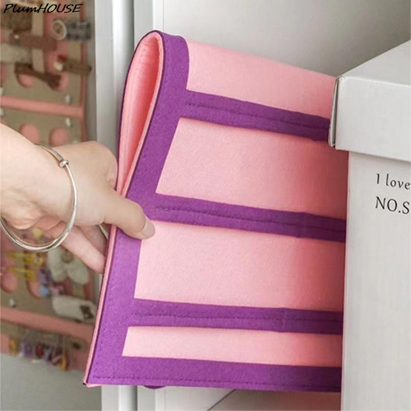 Organizador de Laços de Cabelo Grande Capacidade Porta-Tiara Pendurado na Parede Cabide de Presilhas de Cabelo Economizador de Espaço Cabelo Decoração de Parede para Quarto de Meninas