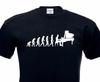 Men T Shirt Fashion Mens Tee Shirts Evolution T-Shirt Pianist Piano Klavier Instrument Hobby Komponist Shirts
