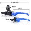 High-Strength ASV Anti-Fall Folding Brake & Clutch Handle for Off-Road Motorcycles