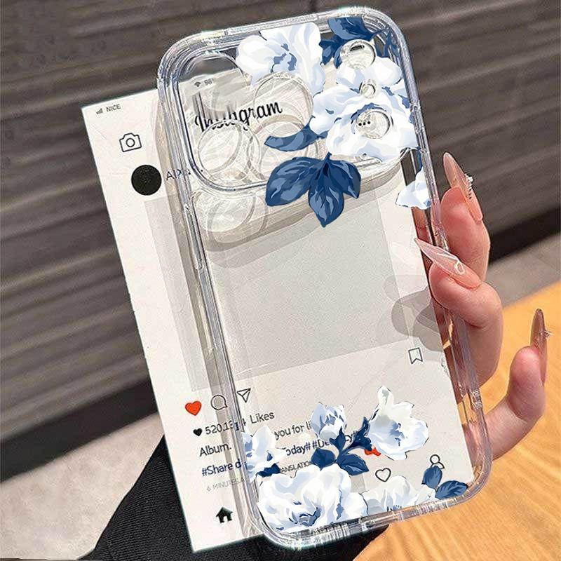 Cute Beautiful Anime Scenery Cherry Blossom Street Case For Xiaomi Redmi 15C 13C 13 12C A5 Redmi Note 15 14 13 12 Pro Plus 5G 4G