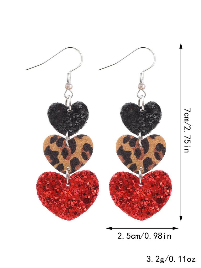 Bohemian Multi-layer Patchwork Geometric Cork Earrings