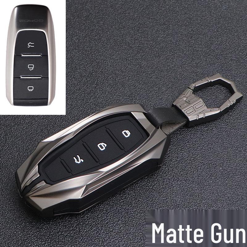 Premium Metal Protective Shell for 2021 Qoros 5 Key - Fits Qoros 3/5/7