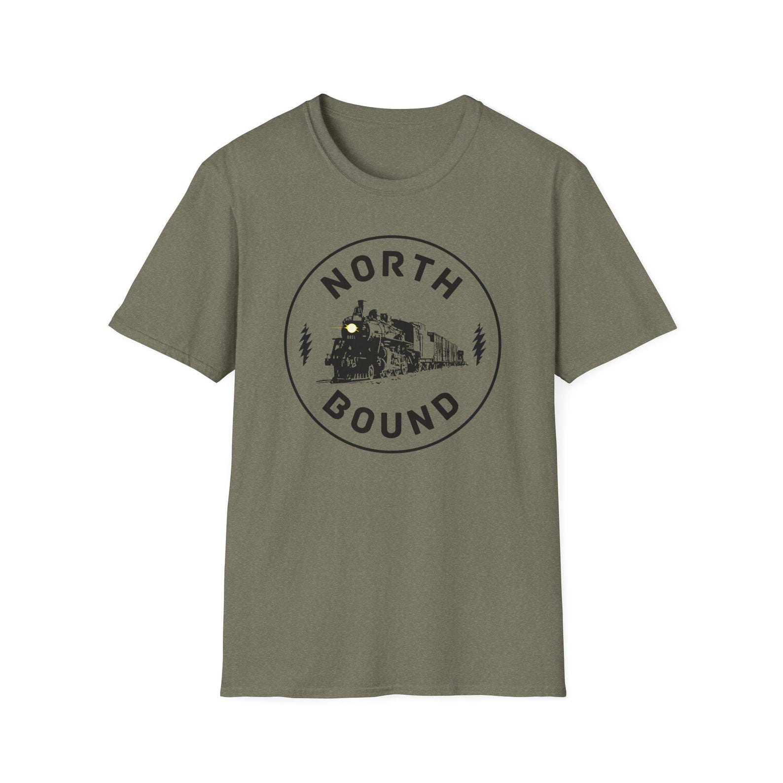 Northbound Train - I Know You Rider - Grateful Dead Unisex Softstyle T-Shirt S