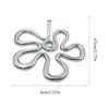 5 Pieces Flower Pendants Small Flower DIY Necklace Bracelet Supplies Alloy Material for Bracelet Bangle Necklace Jewelry