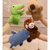 Cartoon Animal Plush Hand Puppet, Movable Mouth Interactive Glove Doll, Kids Early Education Storytelling Soothing Toy Universal Multiple Styles