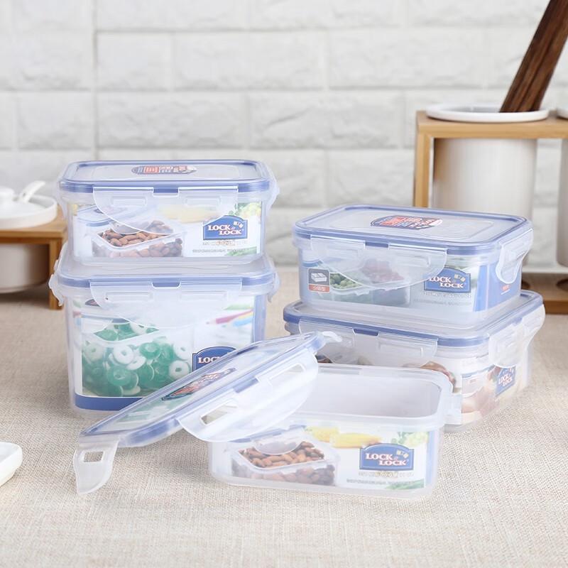 Lock&Lock Transparent Plastic Food Storage Box Set