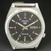 VINTAGE REFURBISHED SEIKO 5 AUTOMATIC JAPAN MENS BLACK DIAL WATCH A709187-1