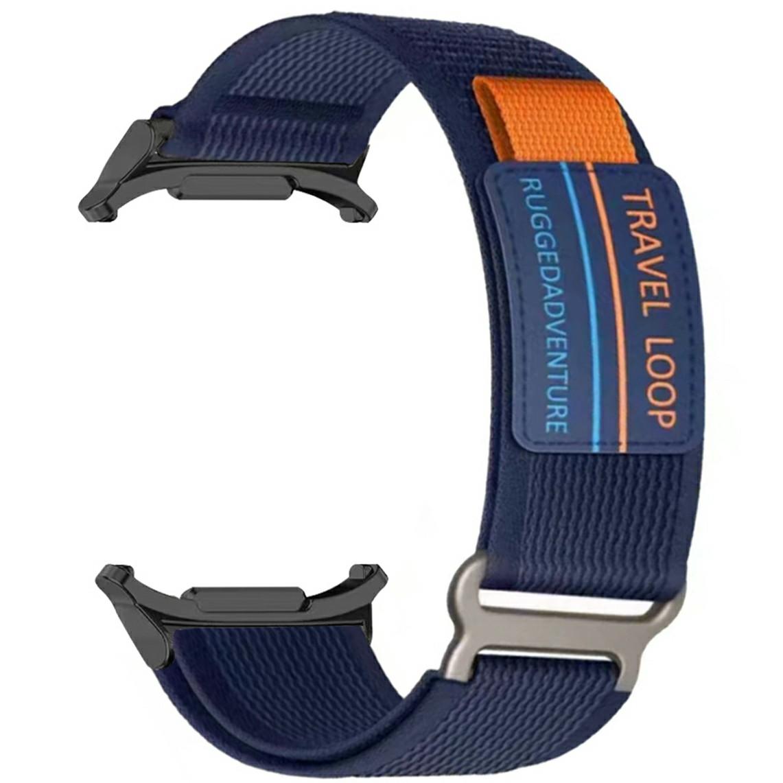 

Для Samsung Galaxy Watch Ultra 47 мм Ремешок для часов Регулируемая петля Застежка Нейлоновый ремешок Midnight Blue