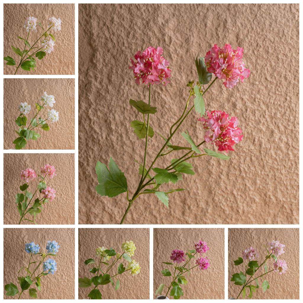Milk-Flavored Cloud Hydrangea Artificial Flowers for Green Plants and Wedding Crafts INS Decoration