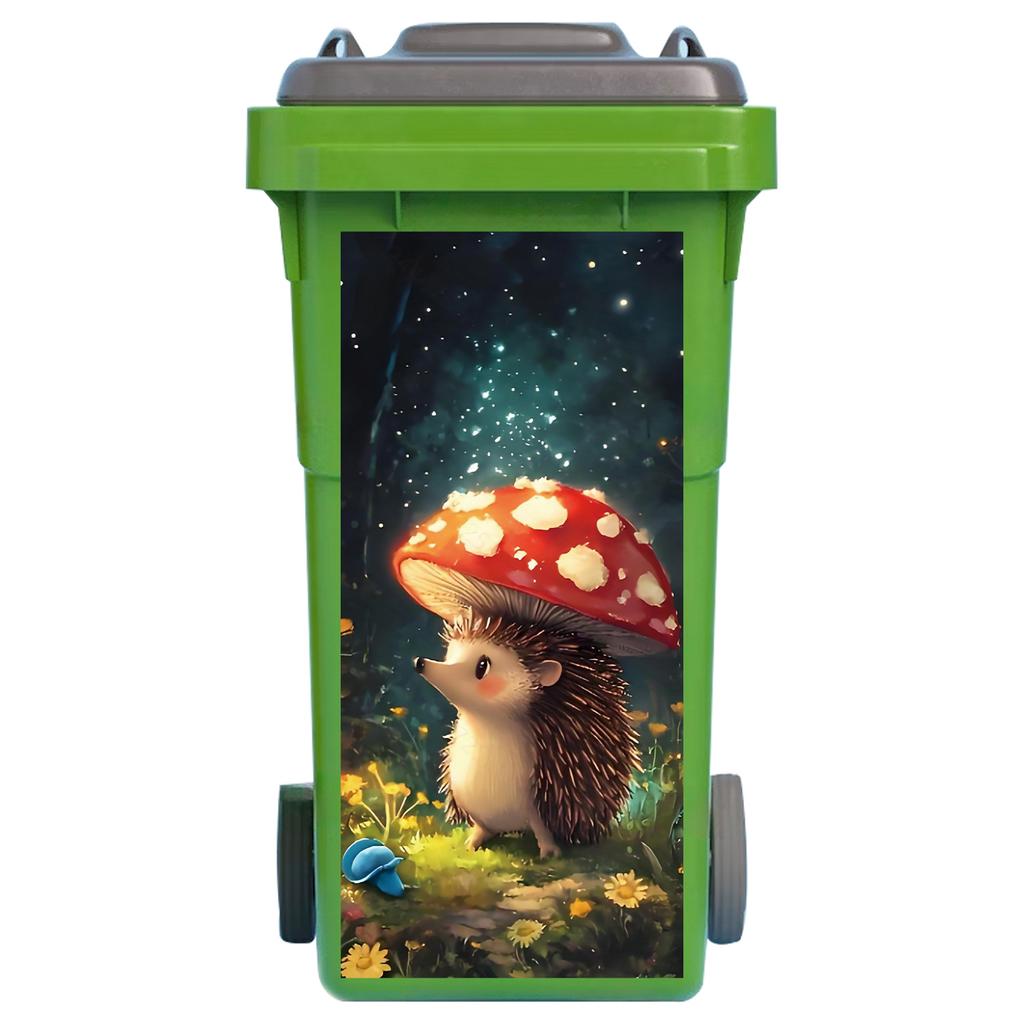1 Pezzo Adesivo Cestino Gatto 3D Carino - Adesivo Impermeabile Autoadesivo per Pattumiera - Copertura Divertente Animale per Cassonetto Esterno Decorazione Giardino