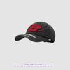 Korean Street Fashion Unisex Embroidered Logo Baseball Cap - Retro Washed Look