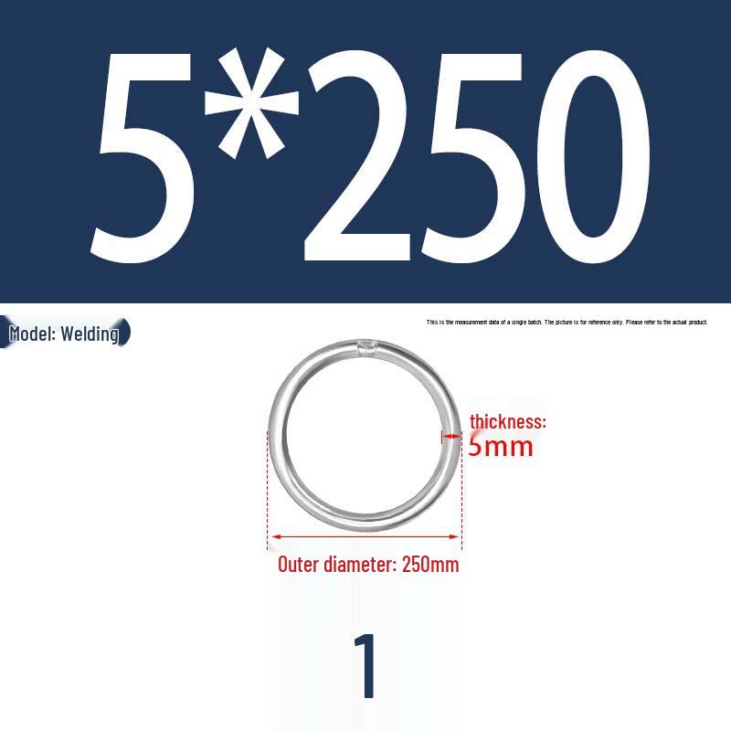 304 Stainless Steel Seamless O-Ring for Lifting and Hammock Yoga Connection