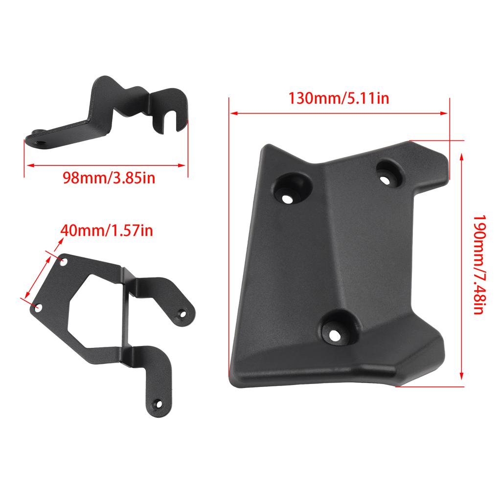For BMW R1200GS R1250GS LC ADV 2013-2023 Motorcycle Exhaust Baffle Protector Cover Upper Side Panel Frame Guard Middle Infill