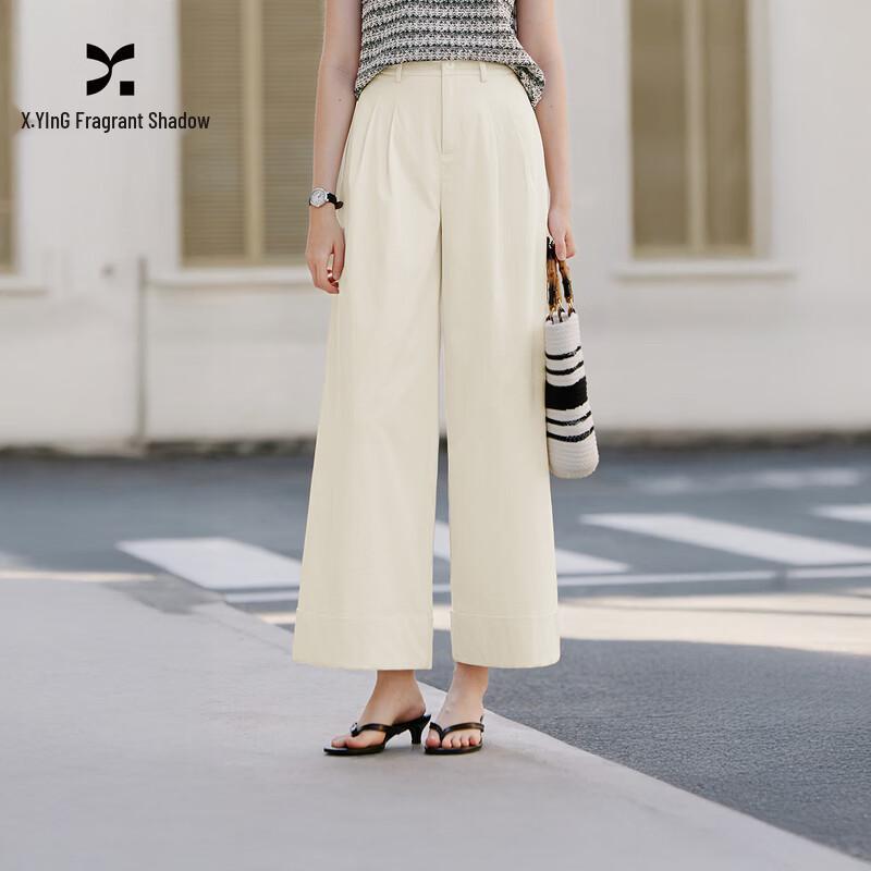 Women s High-Waist Straight Wide-Leg Suit Pants S