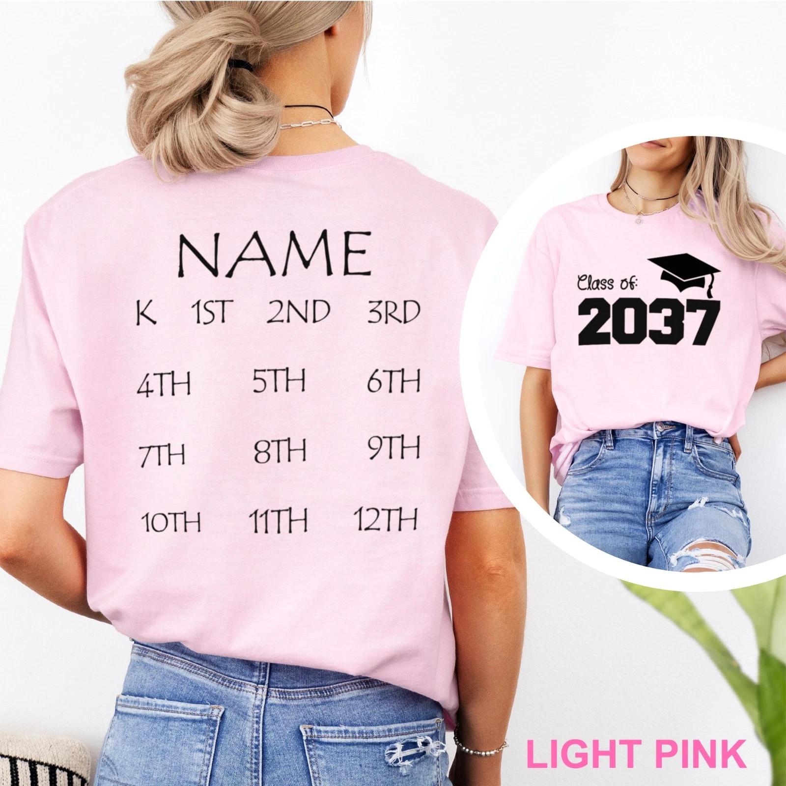Class Of 2037 Handprint Shirt, Class Of 2037 Shirt, Grow With Me Tee, 203390 3XL