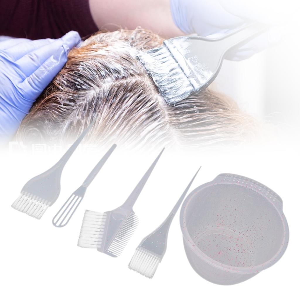 Professional Hair Dye Coloring Kit   Bowl Hair Dyeing Brush   Hair Bleaching Tools