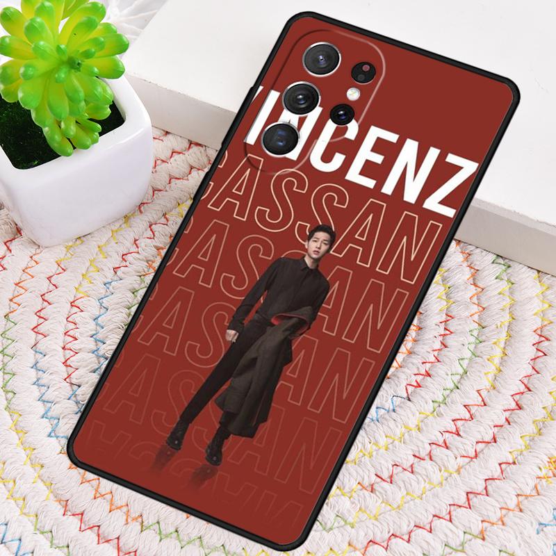 Vincenzo Cassano Kdrama TPU Phone Case For Samsung Galaxy note 10 pro S26 S25 S24 S23 S22 Ultra Plus S21 FE S20 Shockproof Cover