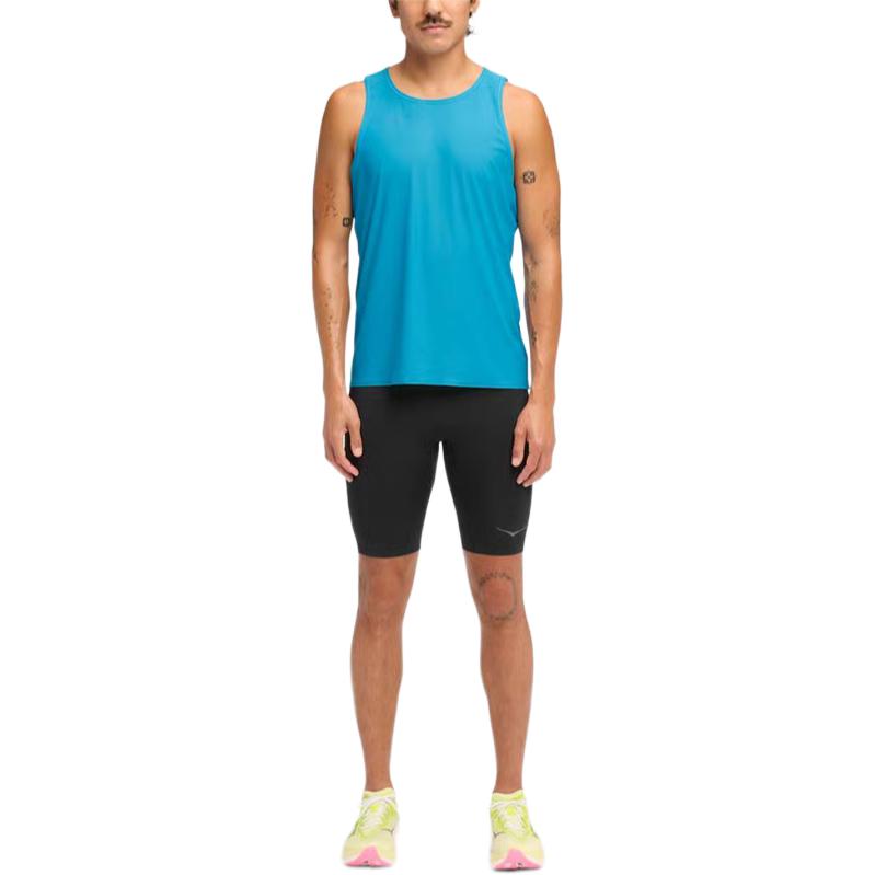 HOKA One One Solid Color Crew Neck Pullover Vest Men Tops 1175770-HKB