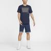 Nike Logo Print Comfortable Quick-Dry Basketball Short Sleeve T-Shirt Men Tops Obsidian HF6072451