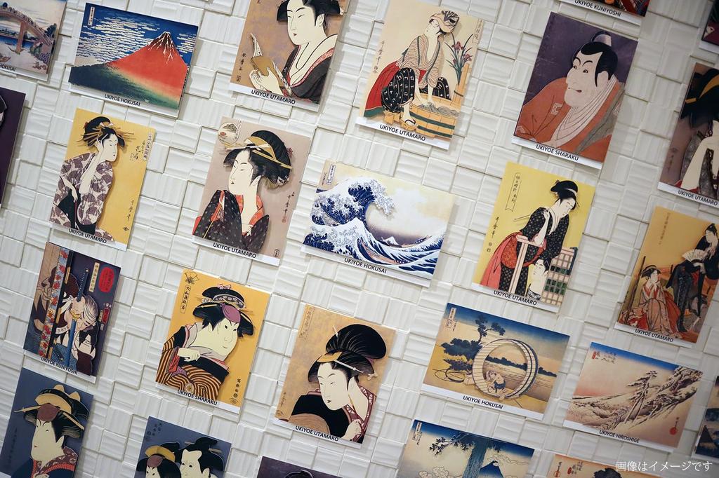 Iyo Yuino Center Wall Ukiyoe Deco Kitagawa Five Beauties Competing for Yatsuyama 10 x 14 Made in Sticker, Museum, Utamaro, Charm, Hiranoya, Approx.