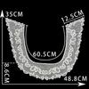 Black And White I Polyester Thorn Hollow Embroidered Collar-Shaped Sewing Lace Diy Decorative Cheongsam Dress Clothing Accessories Accessories