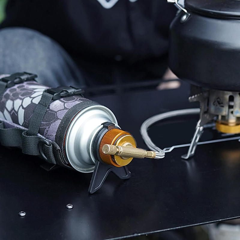 Camping Butane Adapter With Bracket Outdoor Portable Gas Tank Converter For Picnic Hiking Camping Equipment High Quality