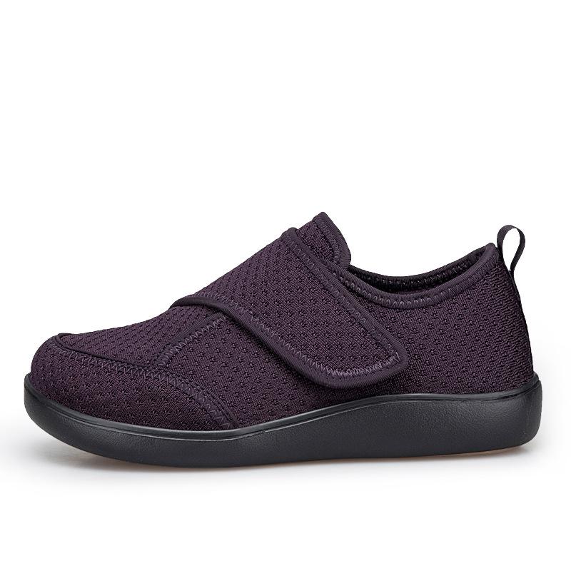 Spring and Autumn Large Size Walking Shoes Wide Head Loose Big Foot Bone Fat Wide Elderly Shoes Men's and Women's Thumb Valgus Mother Shoes