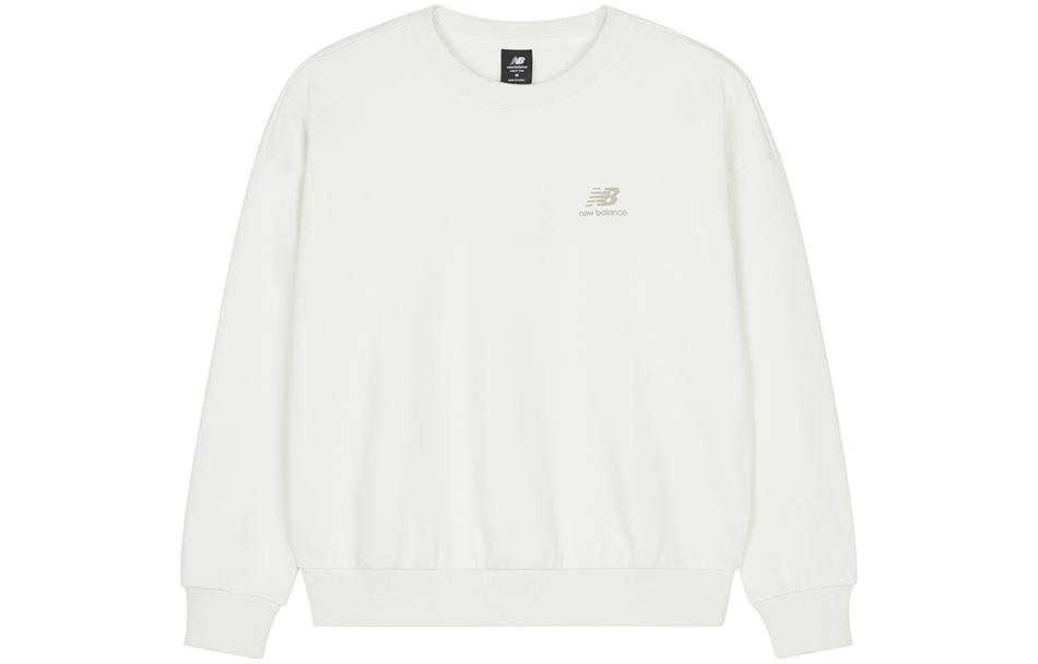 New Balance Sweatshirt Women s White AWT33317-CIC XS