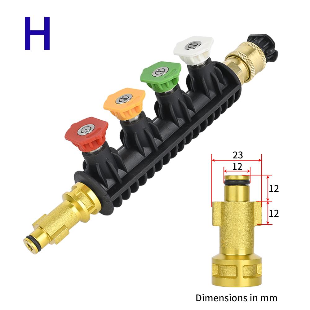 High Pressure Washer Gun Wand Tips Car Jet Washer Spray Gun Lance Nozzle Tip for Karcher Black Deckeri Bosch Lavor