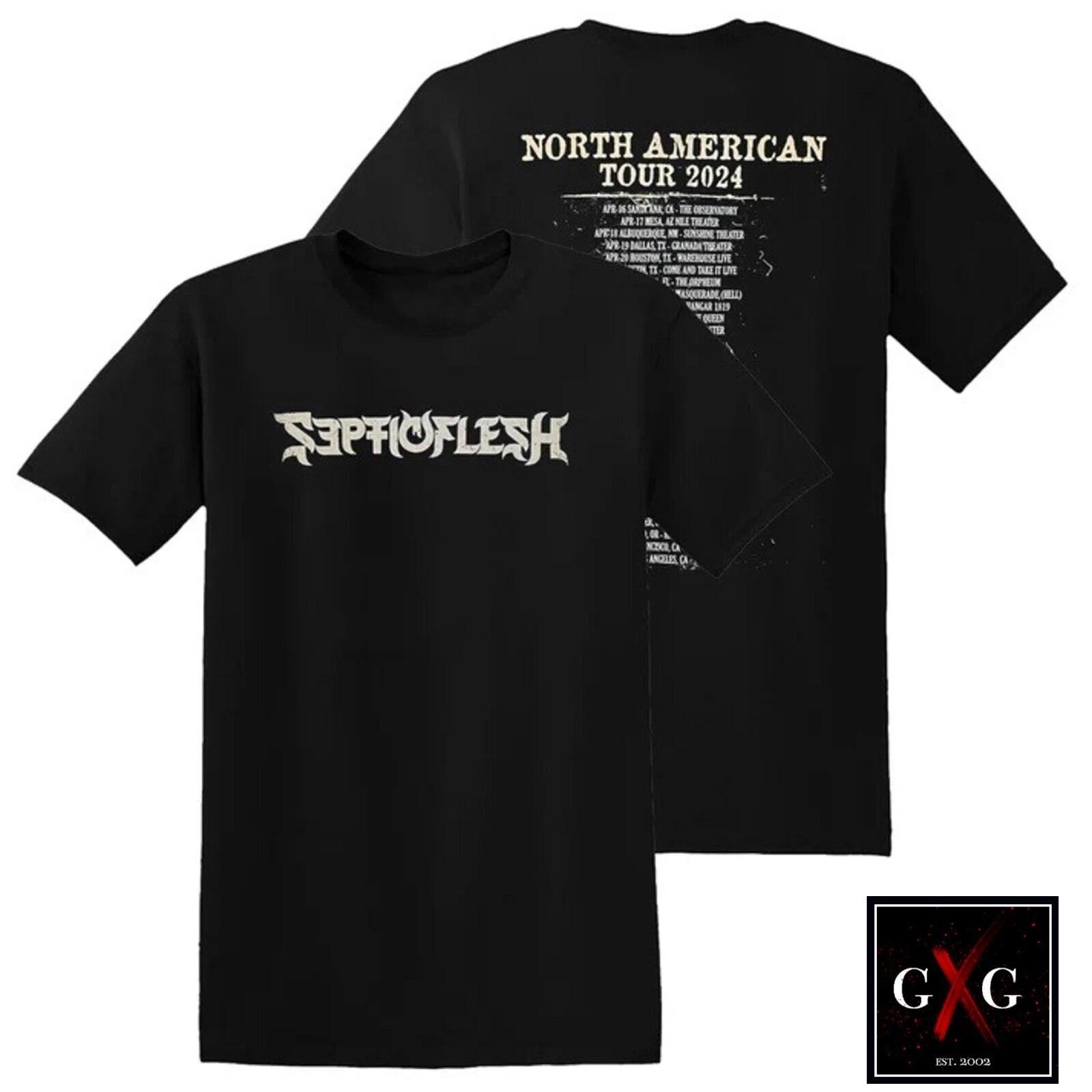 SEPTICFLESH cd cv LOGO TOUR 2024 Official SHIRT LG New modern primitive sumerian XL