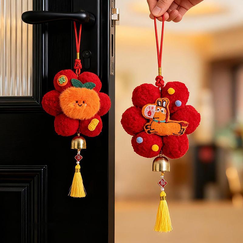 Chinese New Year Decoraitons  Horse Year Hanging Ornament Tassel Pendant Spring Festival Door Accessories Room Decor