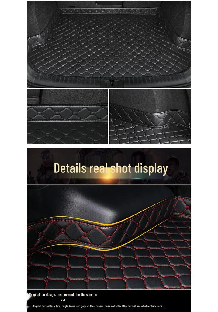 Car Trunk Mat for 2018 SAIC Roewe i6 with 16T/20T Body Kit Rear Tail