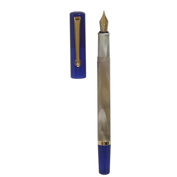 Mighty [store Limited] Fountain Pen Italian Beige X Blue