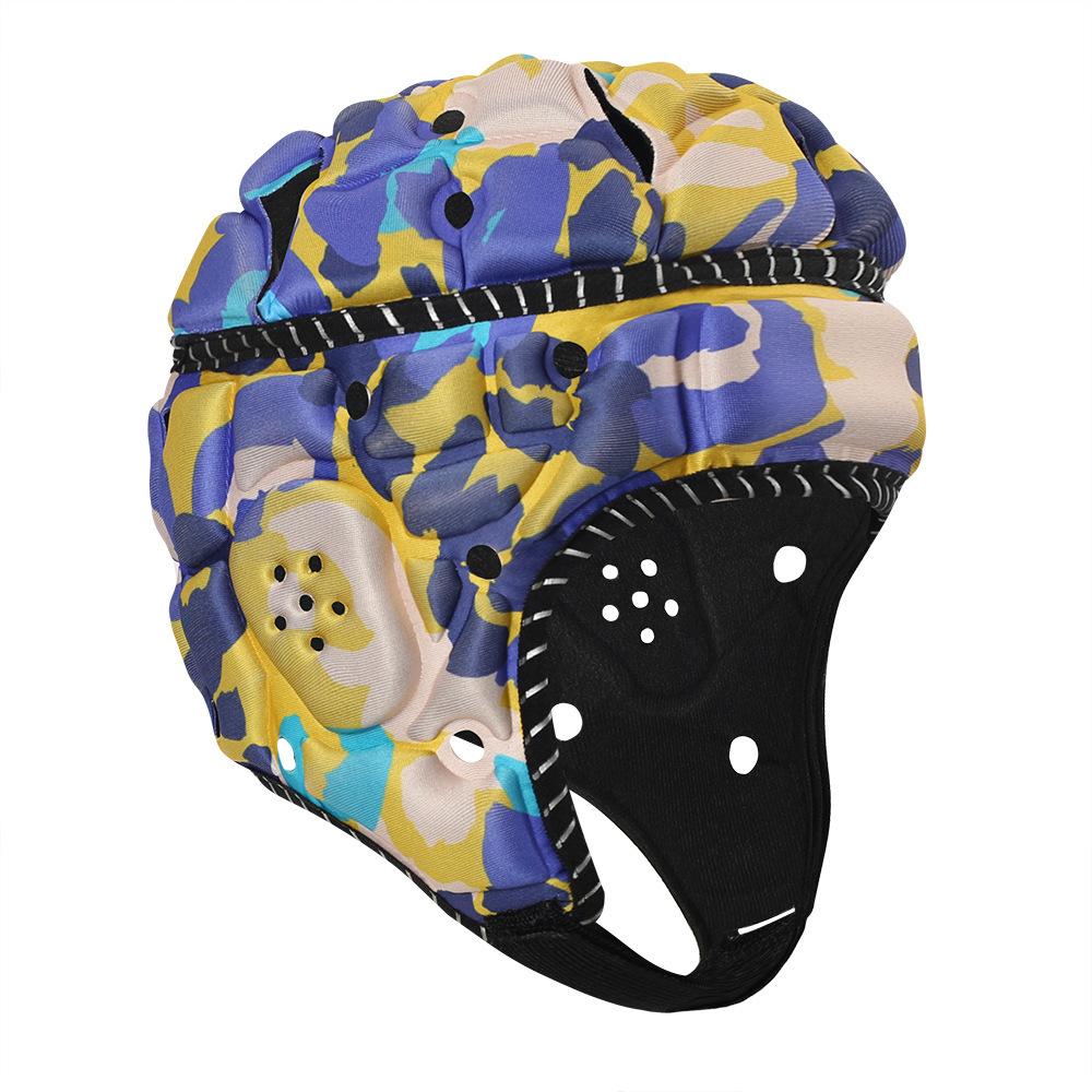 Lightweight Sports Soft Rugby Headgear Helmet EVA Multi-Vent 360° Airflow Anti-Impact Triple Protection Multi-Color