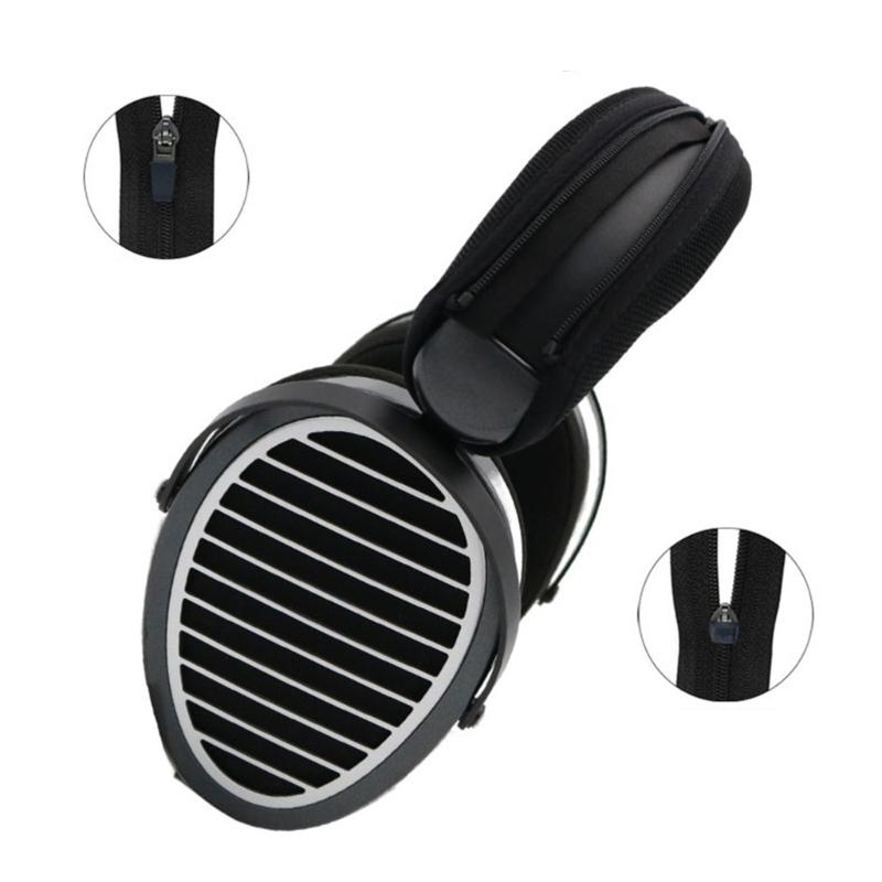 Headband Cover for Edition XS Headphone Headband Breathable Mesh Cloth Zippers Head Beam Cover Replacement Part