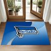 hertha bsc FC Design Crystal Velvet Rug Soft Decorative Mat for Bedroom Entrance