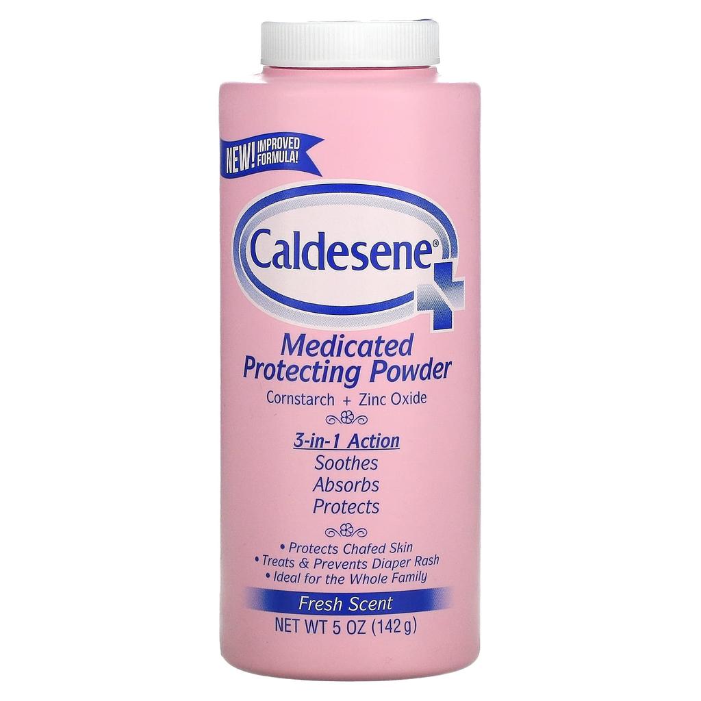 Caldesene Medicated Protective Powder, Fresh Fragrance, 5 Oz (142 G)