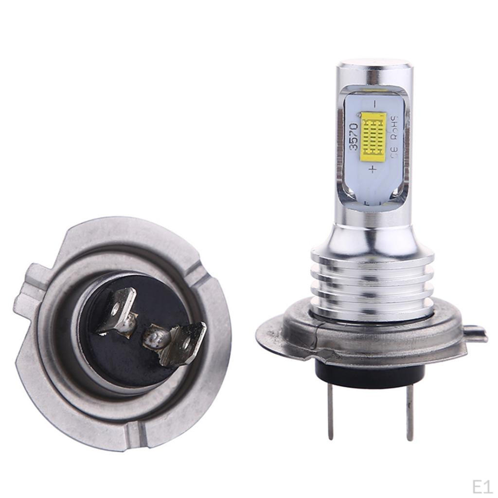 2X Vehicle headlight Bulb 4000LM Yellow High Power 6000K , H7