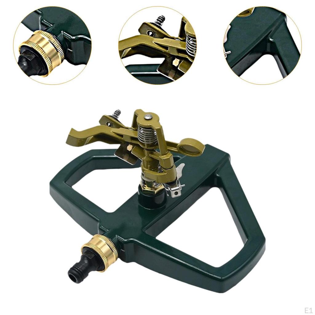 Garden Water Hose Sprinkler Irrigation System 360° Rotation Automatic for Field