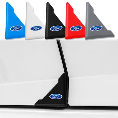 2PCS Silicone Car Door Corner Cover Bumper Collision Anti-scratch Protector For Focus Fiesta EcoSport ESCORT Ranger Fusion