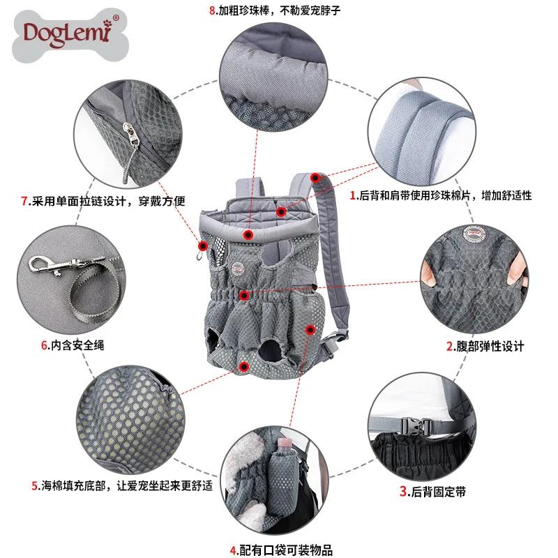 Pet Dog Backpack Breathable Mesh Portable Pet Outgoing Bag Dog Pet Bag Cat Bag Backpack