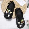 2025 summer fashion women's shoes hole shoes wear non-slip bag head cartoon EVA beach sandals soft-soled slippers