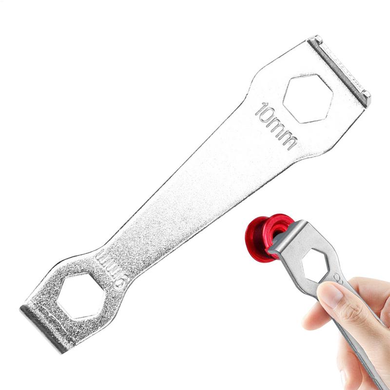 Cycling Crankset Nut Wrench bicycle Chainring Bolt Fixing Spanner in Metal Riding Removal Repair Tool Portable bike wrench tool