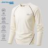 Jeanswest Men's Color Block Long Sleeve Sun Protection T-Shirt