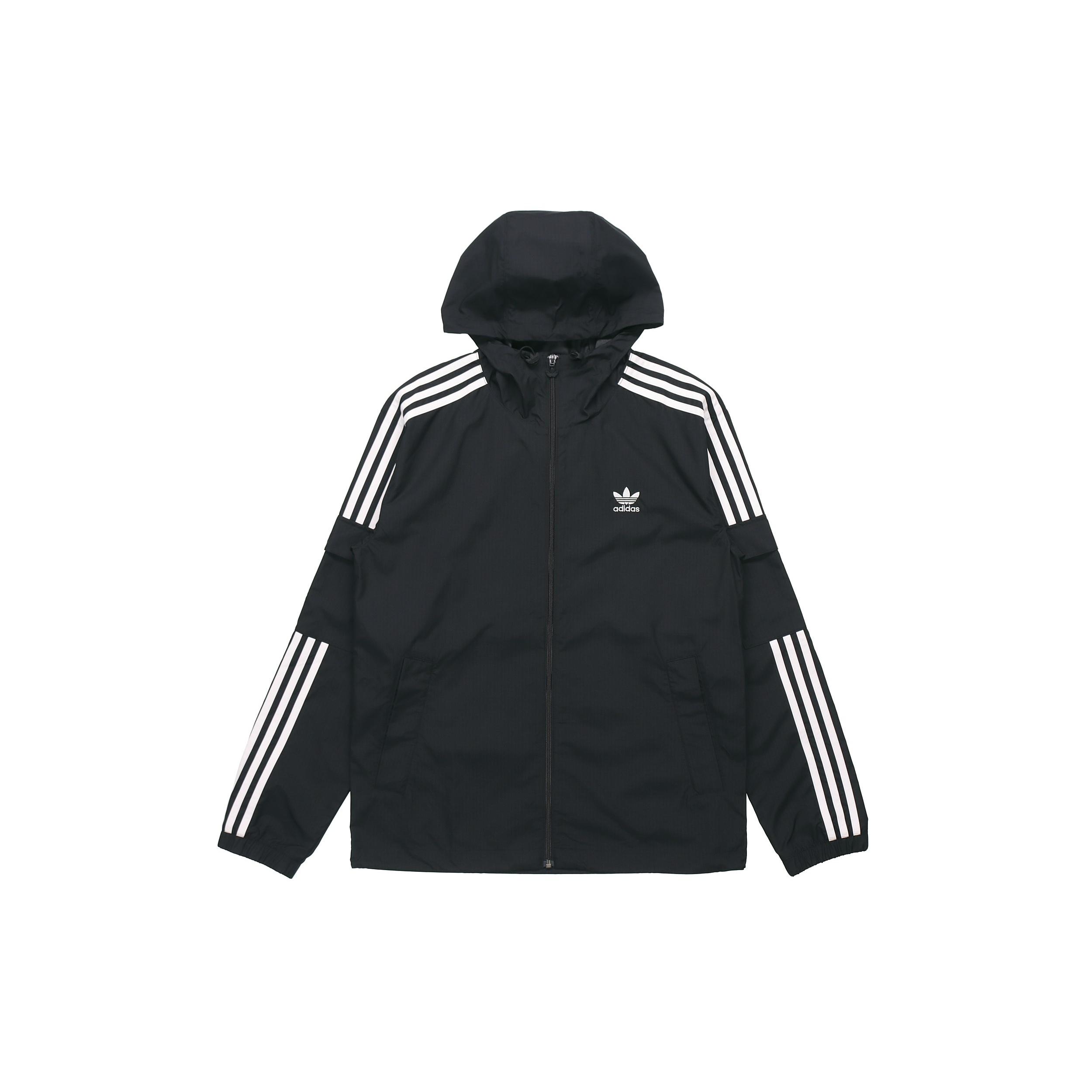 adidas originals 3-stripes Wb Fz Hoodie Jacket For Men Black Men s GN3475 S